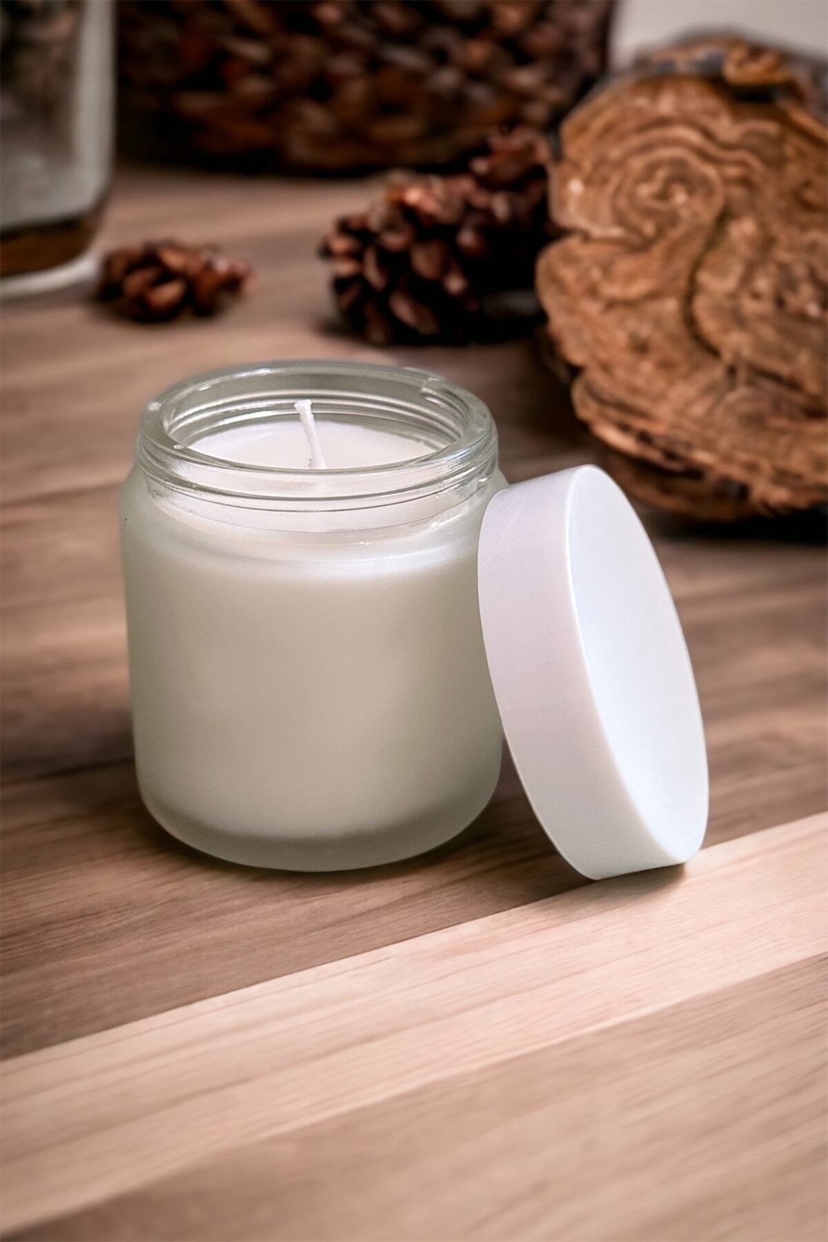Vanilla Candle Soya Wax Vanilya Esanslı Mum Parafin Içermez