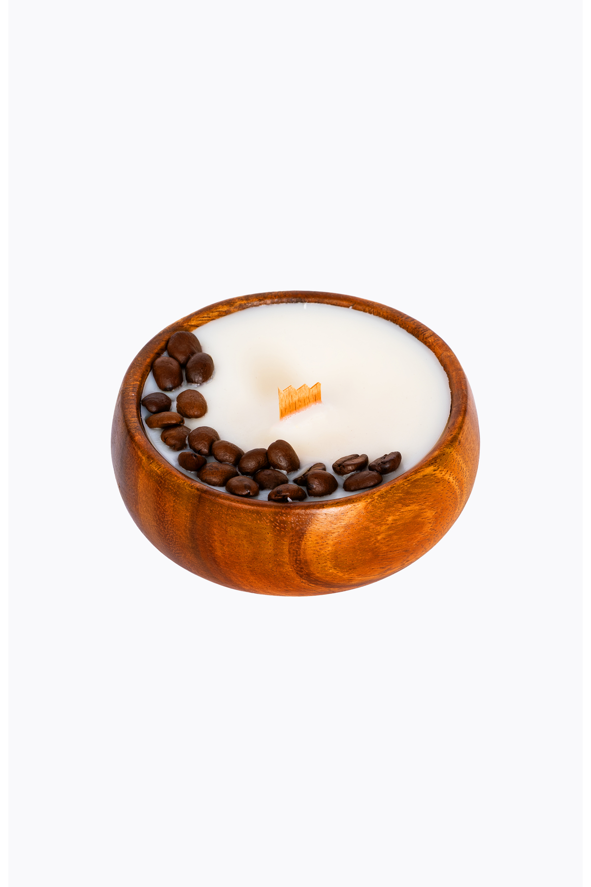 Coffee Bean Kahve Kokulu Mum, Akasya Kase, 210g, 10x4cm | Kokulu Dekoratif Mum